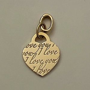 Medium‎ I love you note charm
